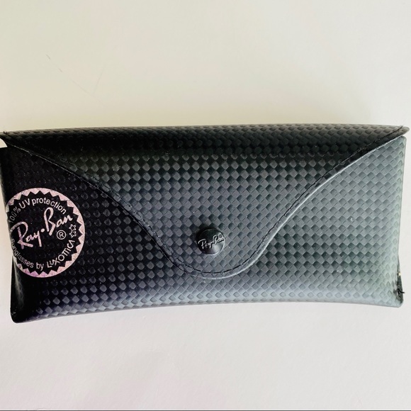 Ray-Ban Luxottica black sunglasses case Rayban